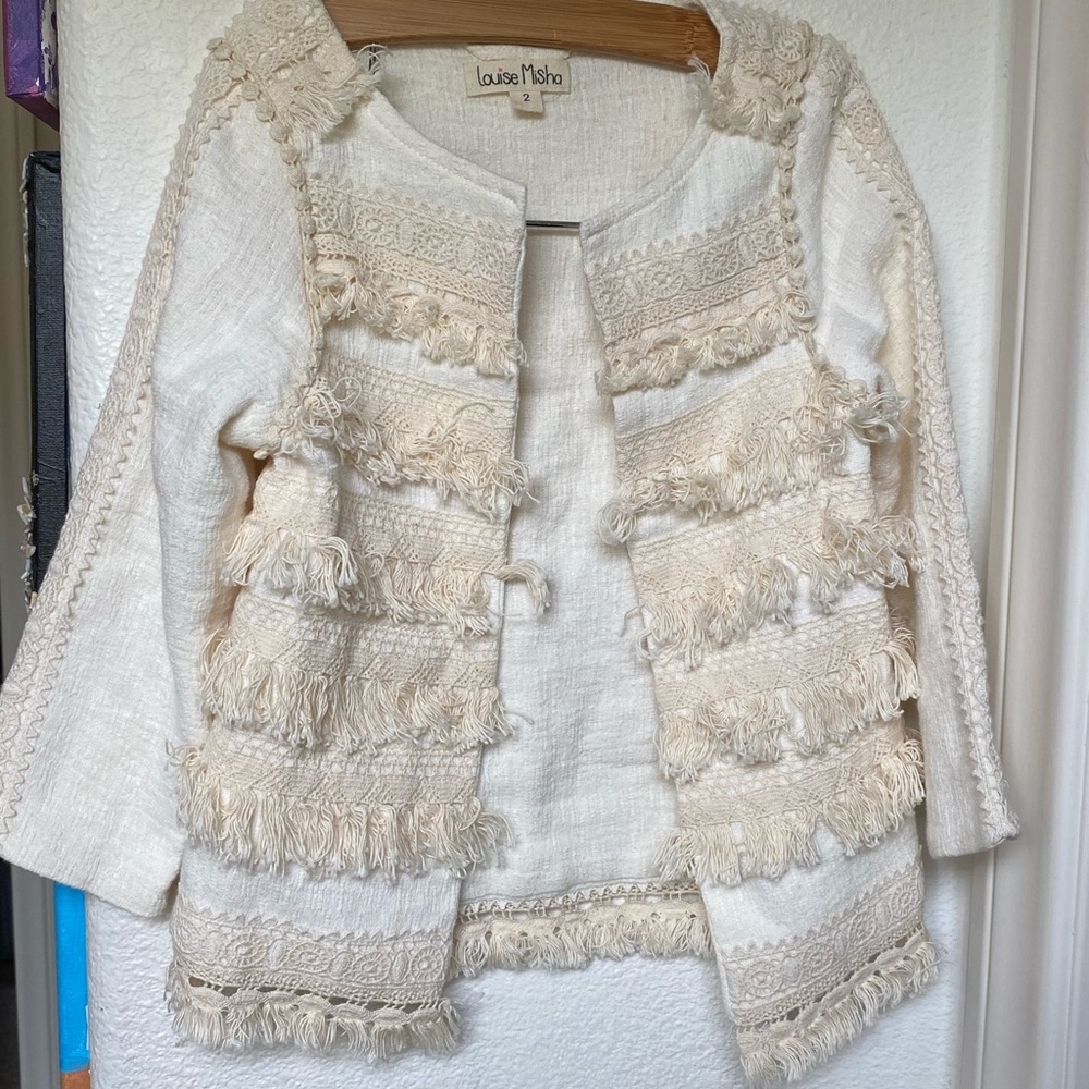 Louise Misha summer jacket sz 2